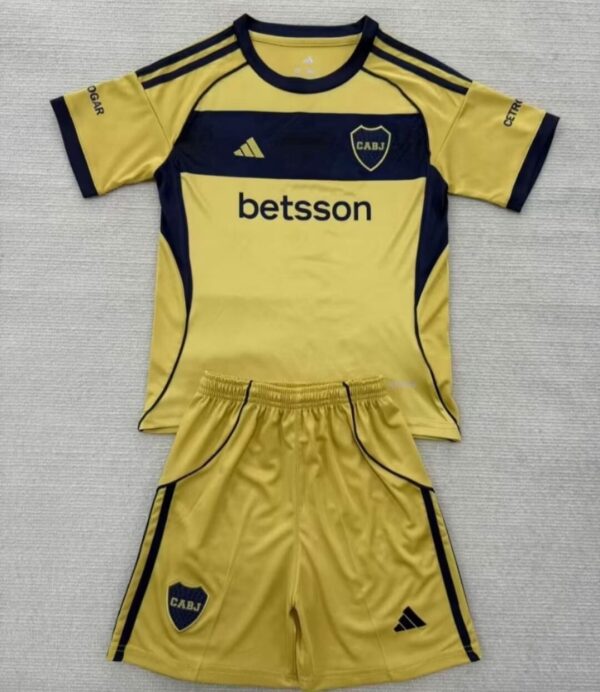 Conjunto Niño Boca Juniors temporada 25/26 Segunda equipación
