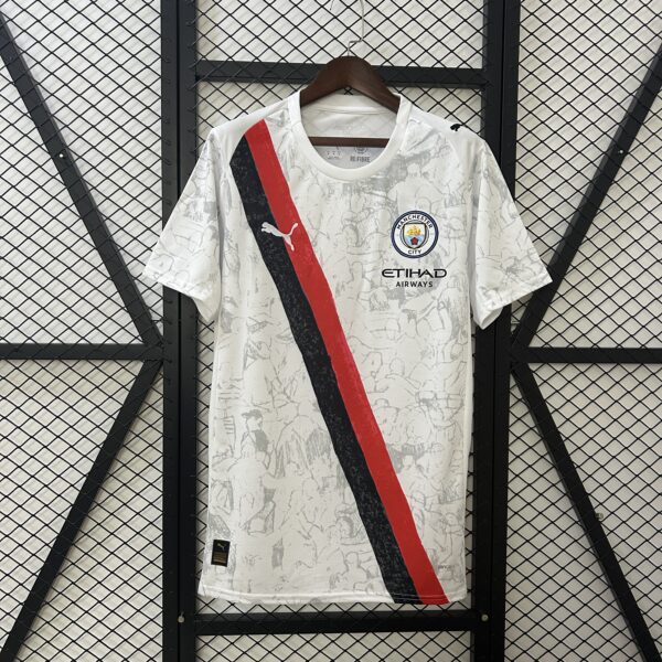 Camiseta Manchester City temporada 25/26 Segunda equipación