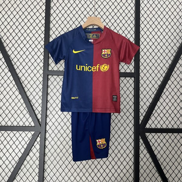 Conjunto Retro Niño Barcelona 08/09