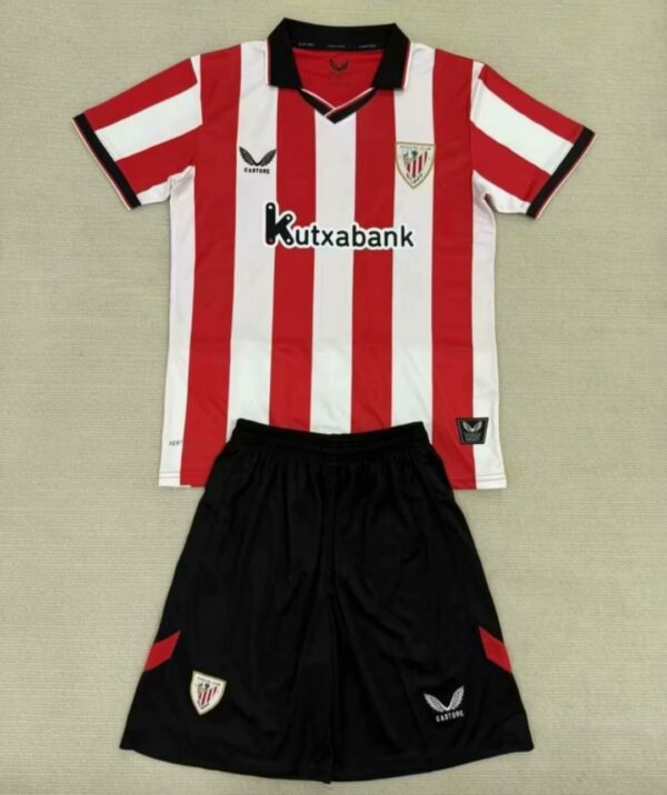 Conjunto Niño Bilbao temporada 25/26 Primera equipación