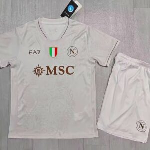 Conjunto Niño Napoli temporada 25/26 Segunda equipación